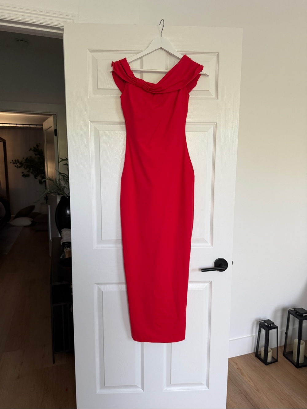 Popilush Shapewear Off the shoulder Slim Column Maxi Dress - Picture 2 of 4